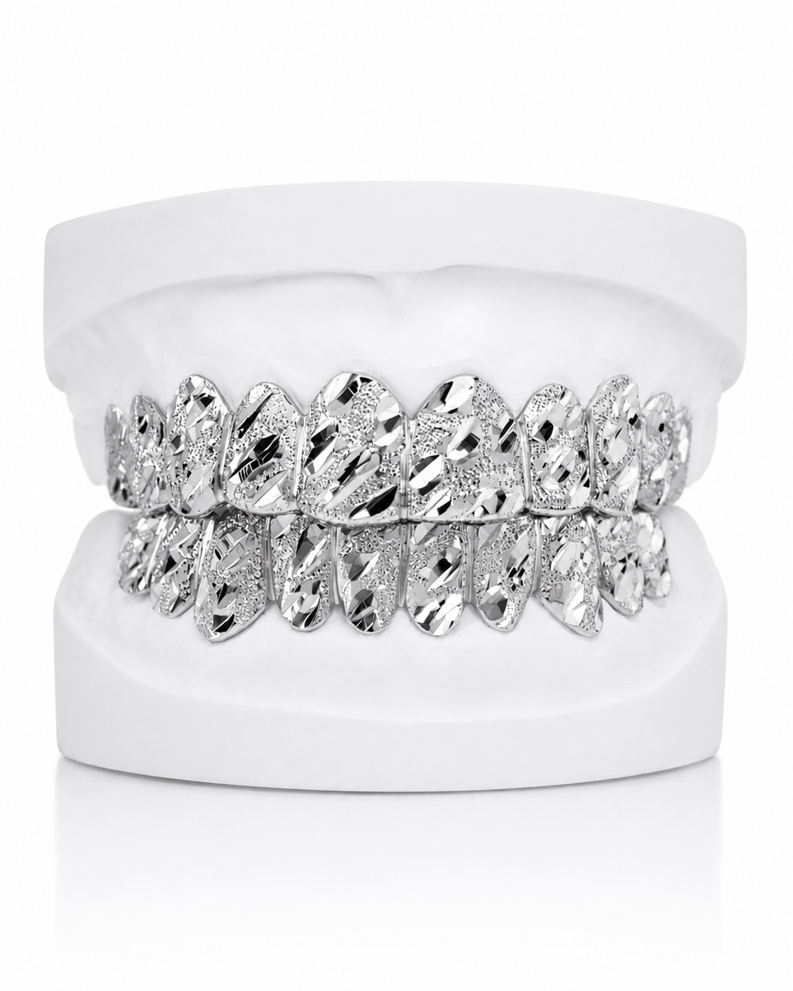 Diamond Cut Diamond Dust Grillz | Custom Gold Grillz | Philly Diamond Connection