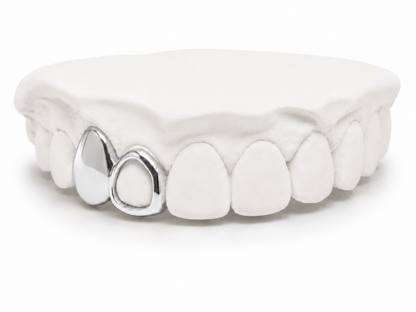 Custom 2 Tooth Open Face Grillz
