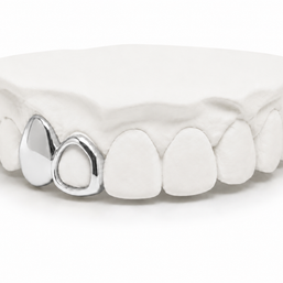 Custom 2 Tooth Open Face Grillz