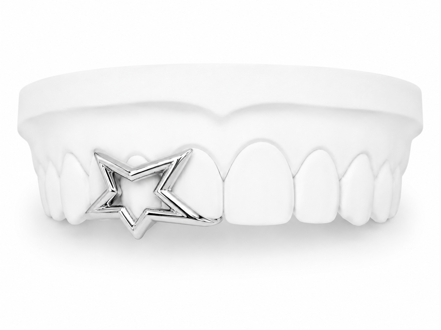 Floating Star Grill | Silver, Gold Plated & 10K Gold | Philly Diamond
