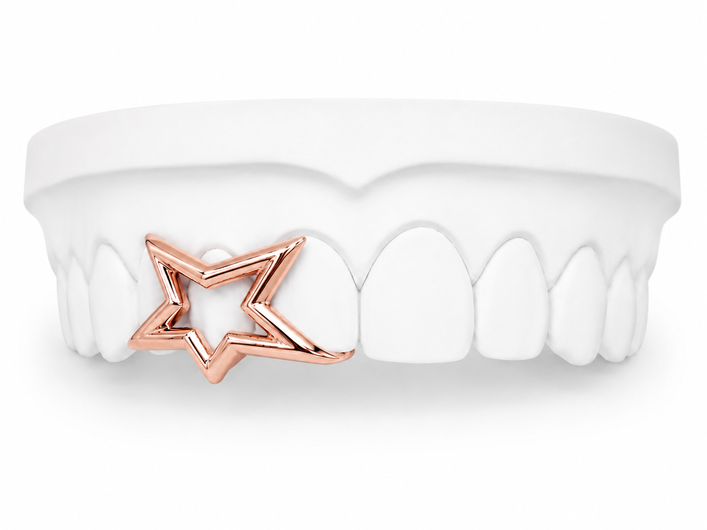 Floating Star Grill | Silver, Gold Plated & 10K Gold | Philly Diamond