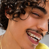 Floating Star Grill | Silver, Gold Plated & 10K Gold | Philly Diamond