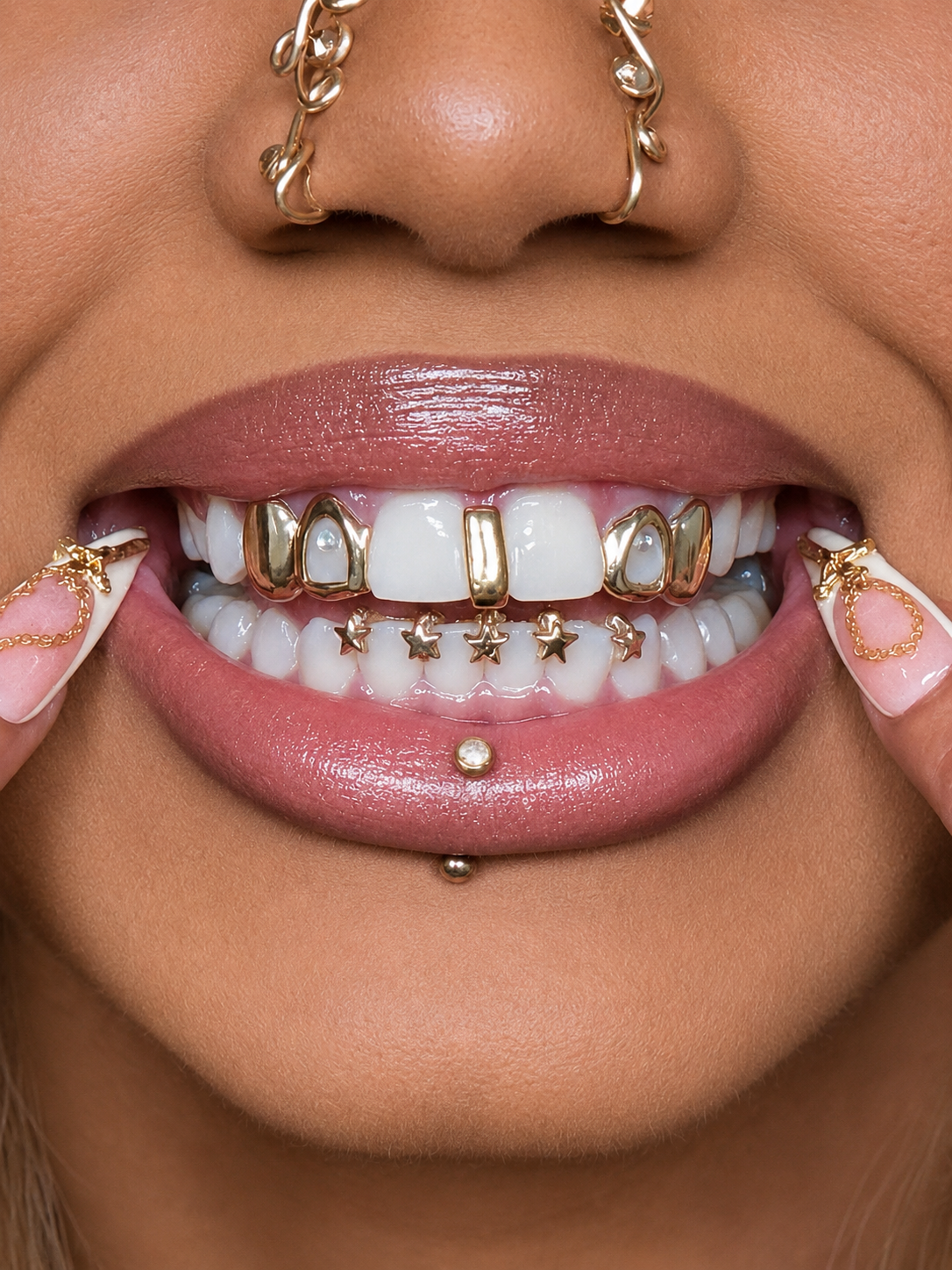 Emani Trendsetter Grillz | Custom Gold Grillz | Philly Diamond Connection