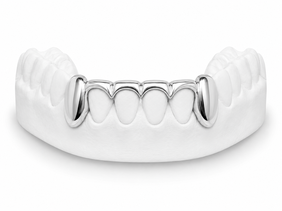 Custom Solid Fang Grillz (Bottom)