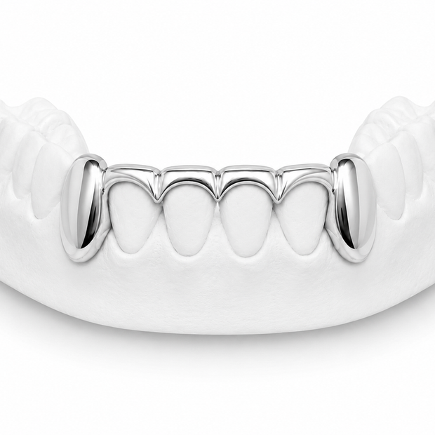 Custom Solid Fang Grillz (Bottom)