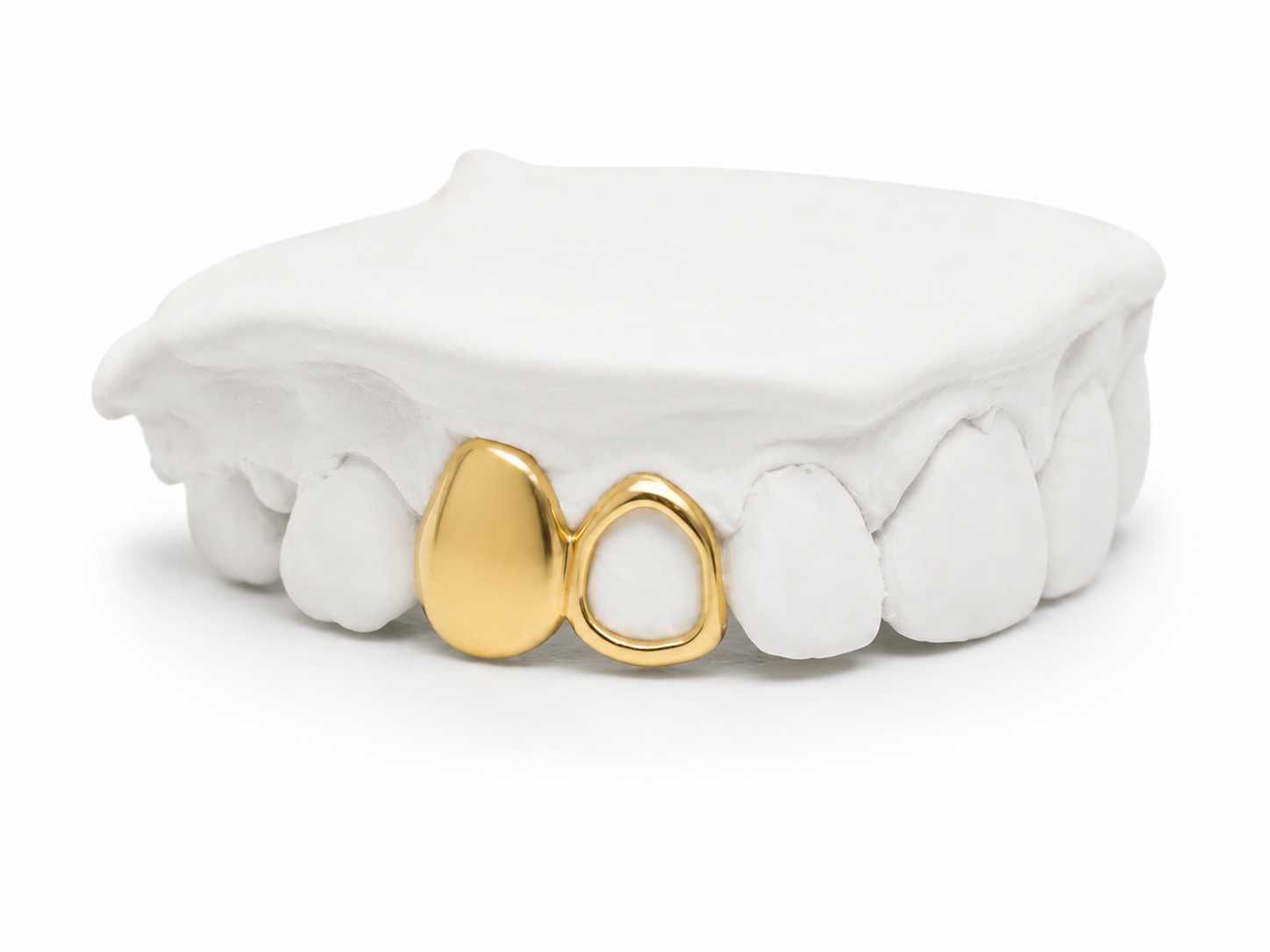 Custom 2 Tooth Open Face Grillz