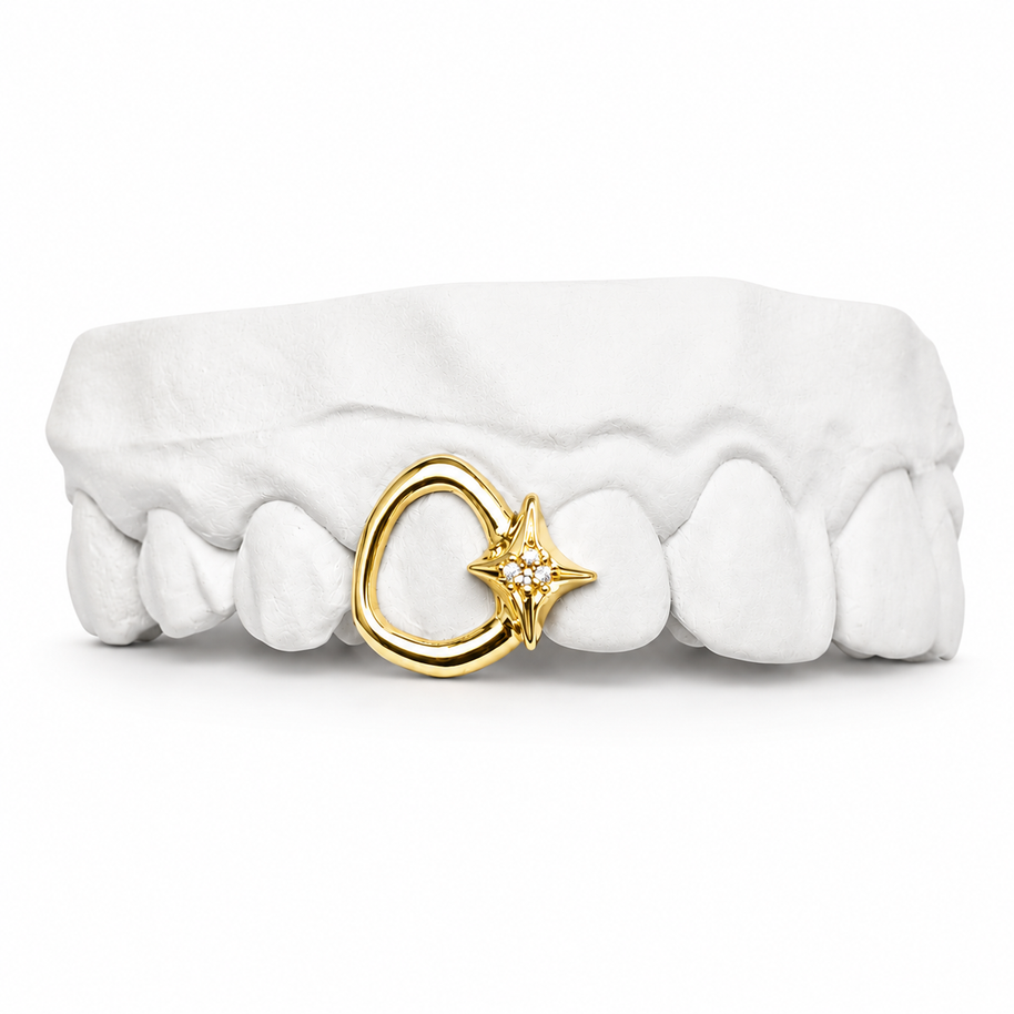 Diamond Star Tooth Grill -Custom Single Tooth Grillz
