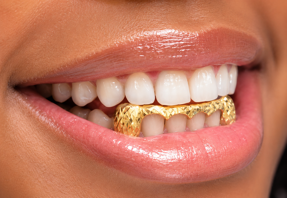 Custom Solid Fang Grillz (Bottom)