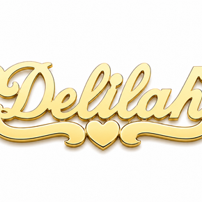 Delilah Style Nameplate