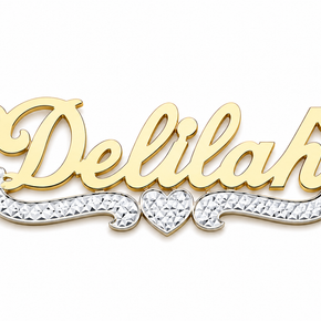Delilah Style Nameplate