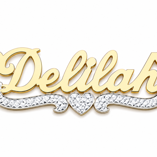 Delilah Style Nameplate
