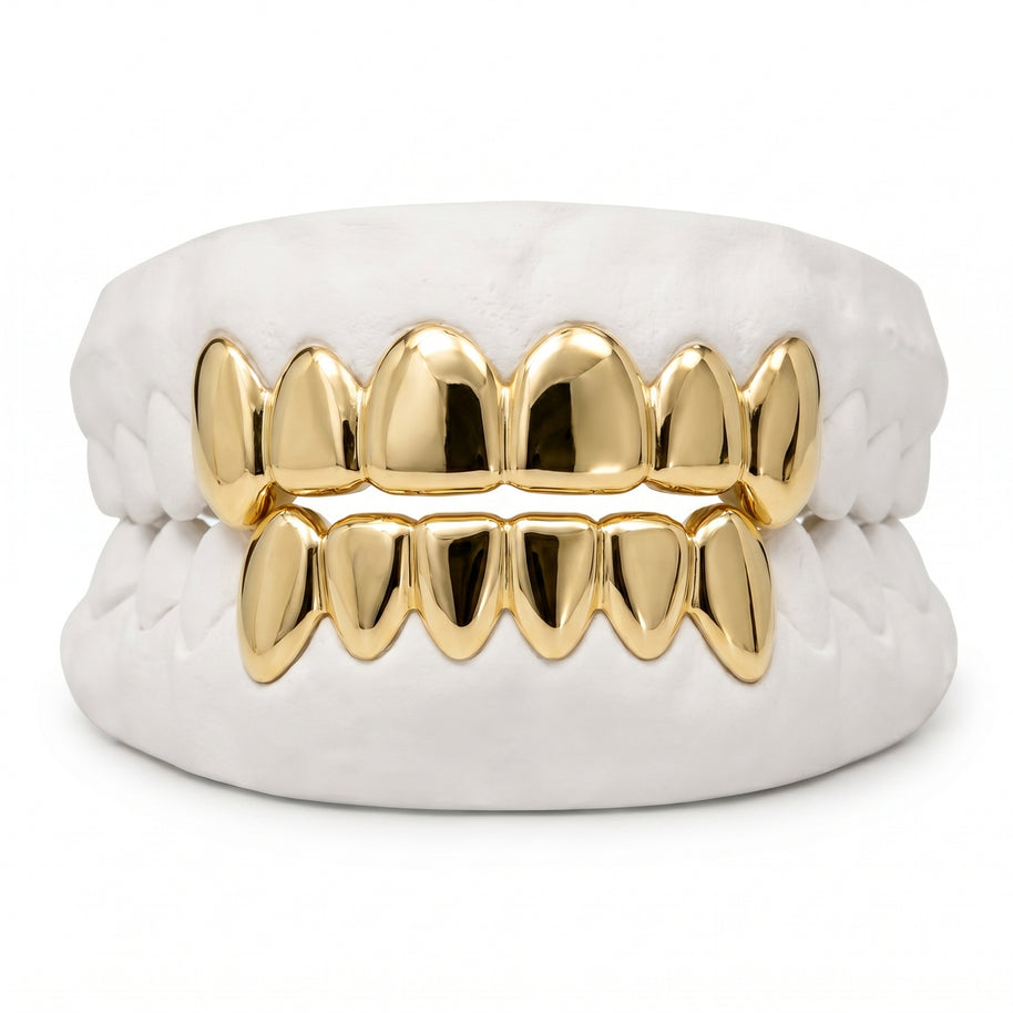 Custom Gold & Diamond Grillz