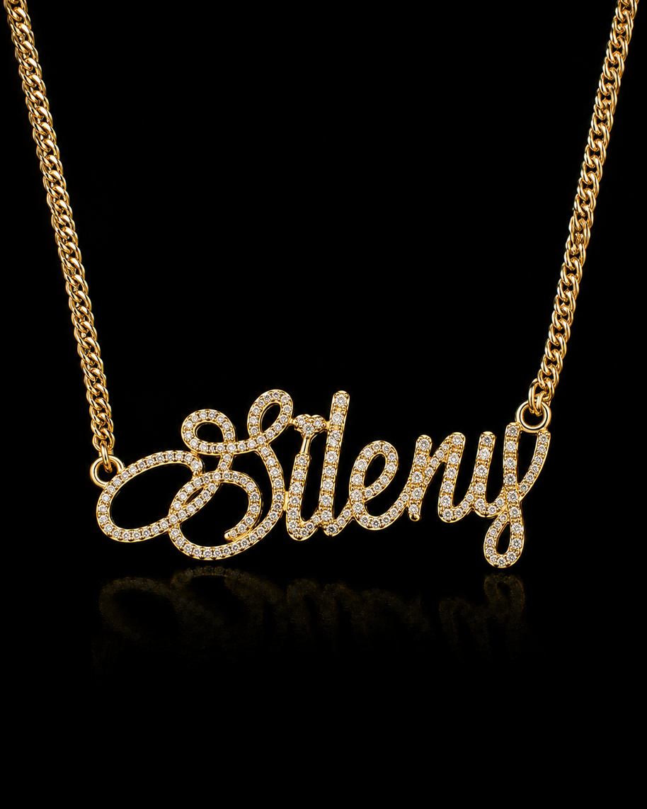 Custom Iced-Out Name Necklace