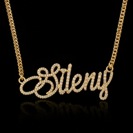 Custom Iced-Out Name Necklace